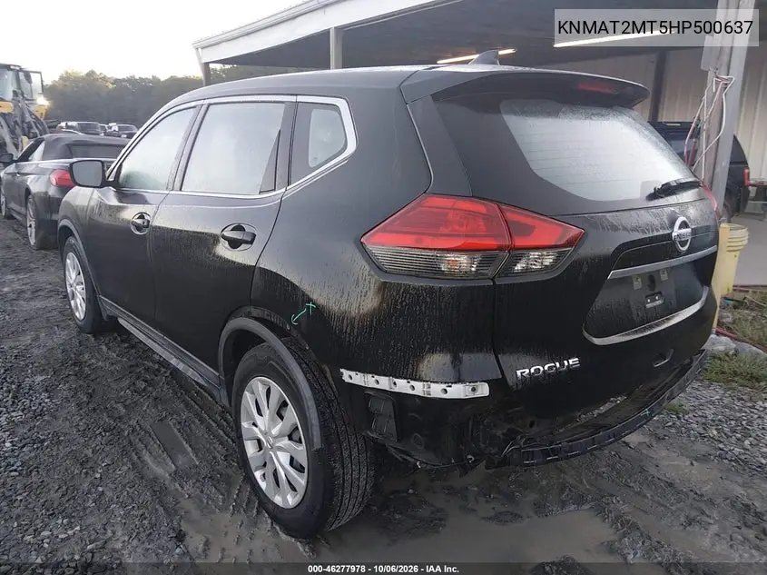 2017 NISSAN ROGUE VIN KNMAT2MT5HP500637 — фото 3