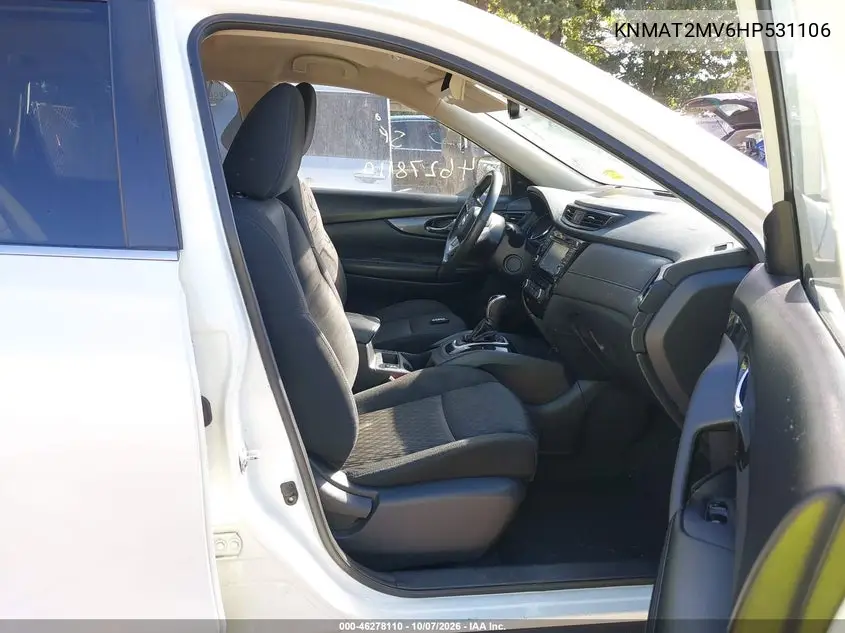 2017 NISSAN ROGUE VIN KNMAT2MV6HP531106 — фото 5
