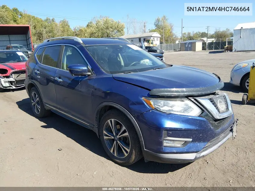 NISSAN ROGUE 2017, VIN 5N1AT2MV4HC746664