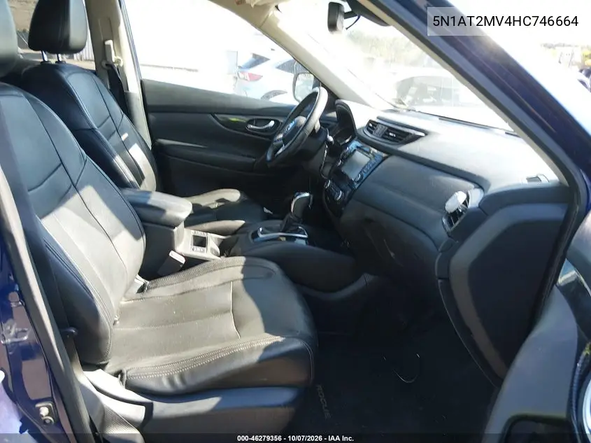 2017 NISSAN ROGUE VIN 5N1AT2MV4HC746664 — фото 5