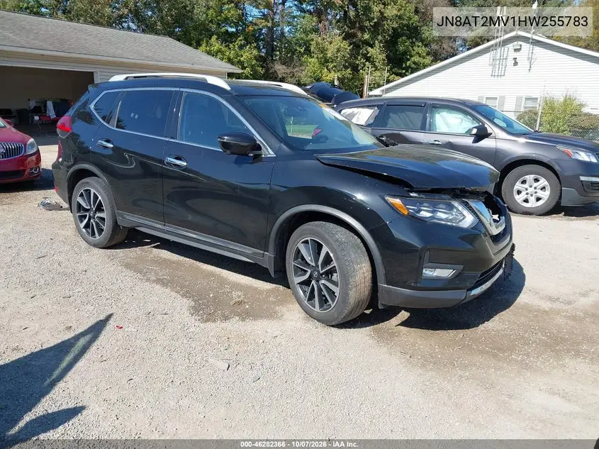 NISSAN ROGUE 2017, VIN JN8AT2MV1HW255783