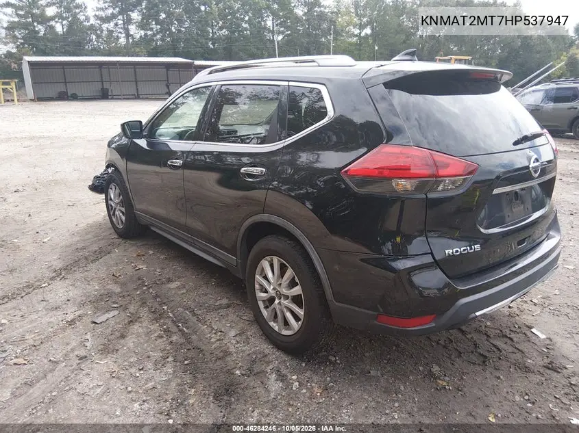 2017 NISSAN ROGUE VIN KNMAT2MT7HP537947 — фото 3