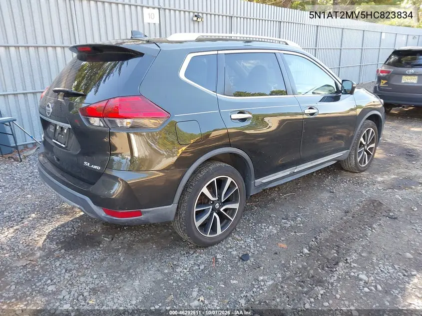 2017 NISSAN ROGUE VIN 5N1AT2MV5HC823834 — фото 4