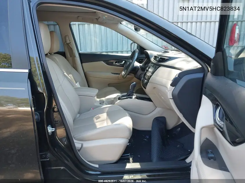 2017 NISSAN ROGUE VIN 5N1AT2MV5HC823834 — фото 5