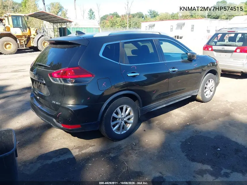 2017 NISSAN ROGUE VIN KNMAT2MV7HP574515 — фото 4