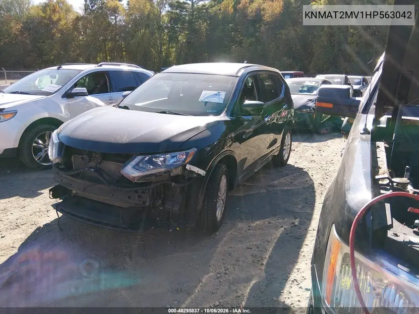 2017 NISSAN ROGUE VIN KNMAT2MV1HP563042 — фото 2