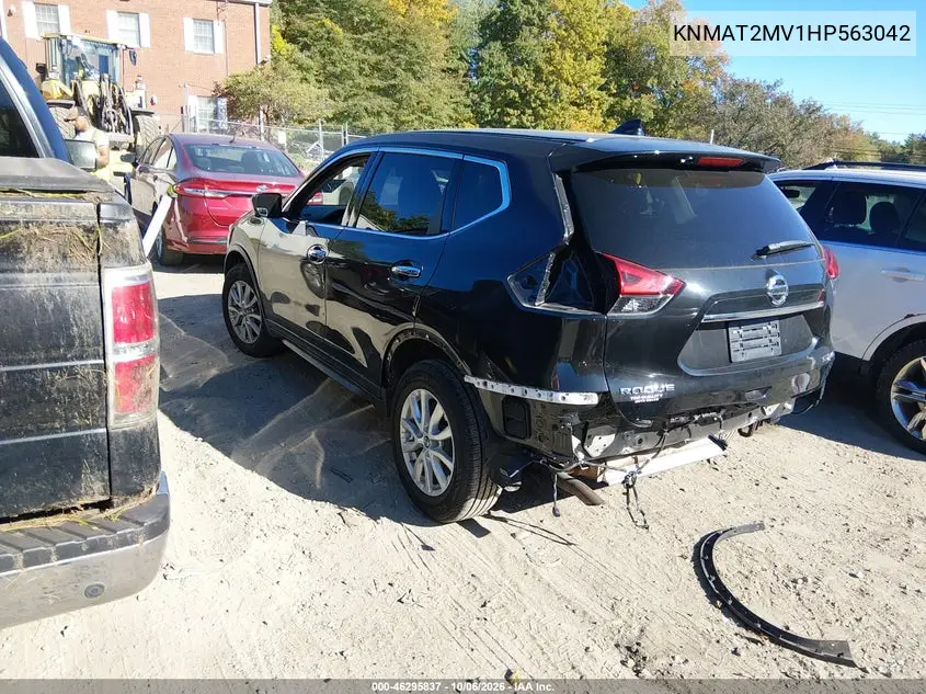2017 NISSAN ROGUE VIN KNMAT2MV1HP563042 — фото 3