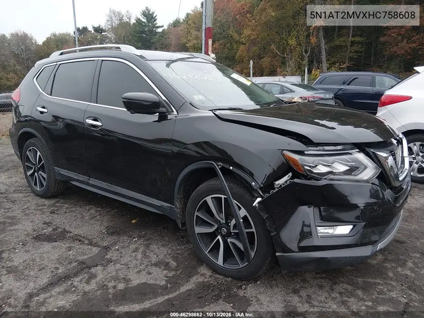 NISSAN ROGUE 2017, VIN 5N1AT2MVXHC758608