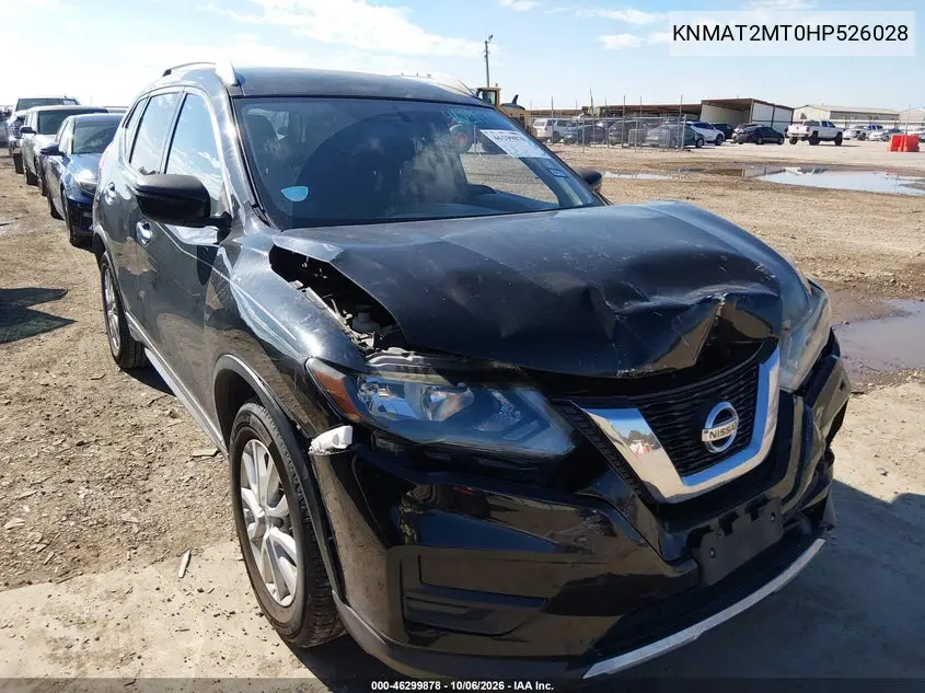 NISSAN ROGUE 2017, VIN KNMAT2MT0HP526028
