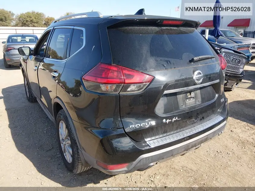 2017 NISSAN ROGUE VIN KNMAT2MT0HP526028 — фото 3