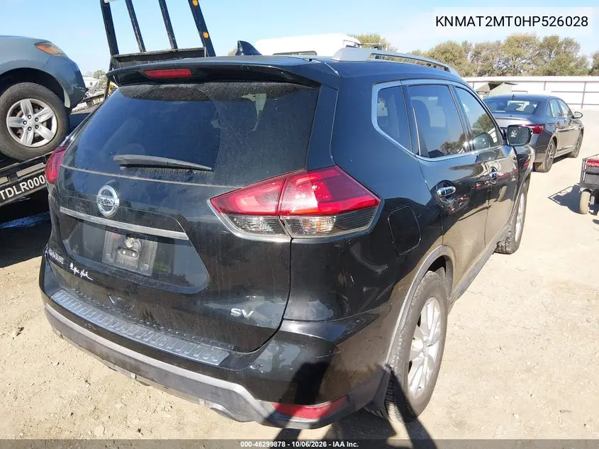 2017 NISSAN ROGUE VIN KNMAT2MT0HP526028 — фото 4