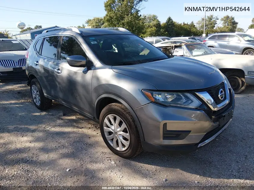 NISSAN ROGUE 2017, VIN KNMAT2MV1HP542644