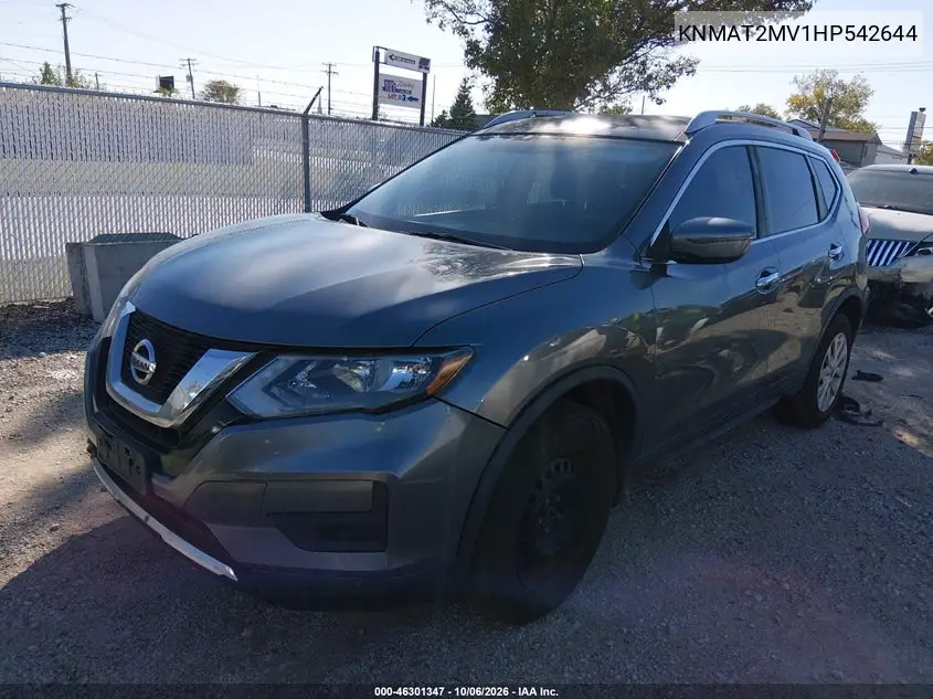 2017 NISSAN ROGUE VIN KNMAT2MV1HP542644 — фото 2