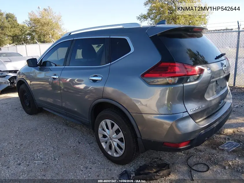 2017 NISSAN ROGUE VIN KNMAT2MV1HP542644 — фото 3