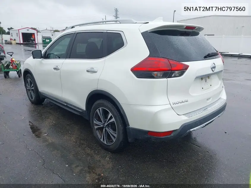 2017 NISSAN ROGUE VIN 5N1AT2MT7HC797560 — фото 3