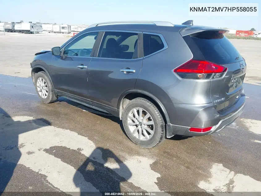 2017 NISSAN ROGUE VIN KNMAT2MV7HP558055 — фото 3