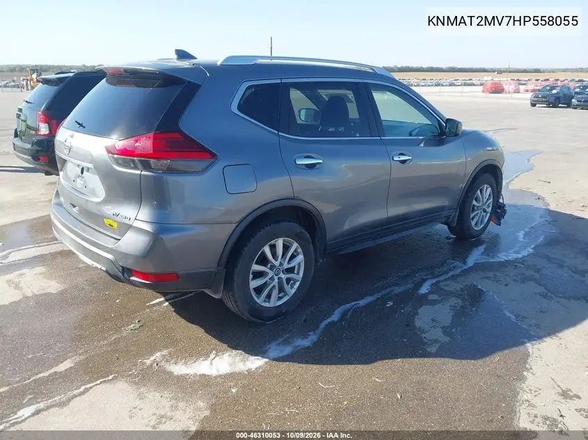 2017 NISSAN ROGUE VIN KNMAT2MV7HP558055 — фото 4