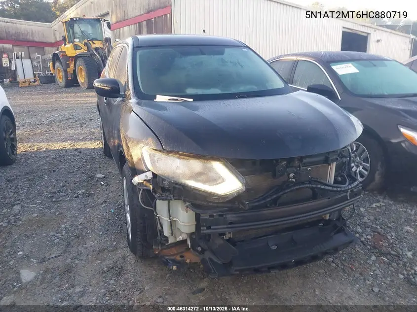 NISSAN ROGUE 2017, VIN 5N1AT2MT6HC880719