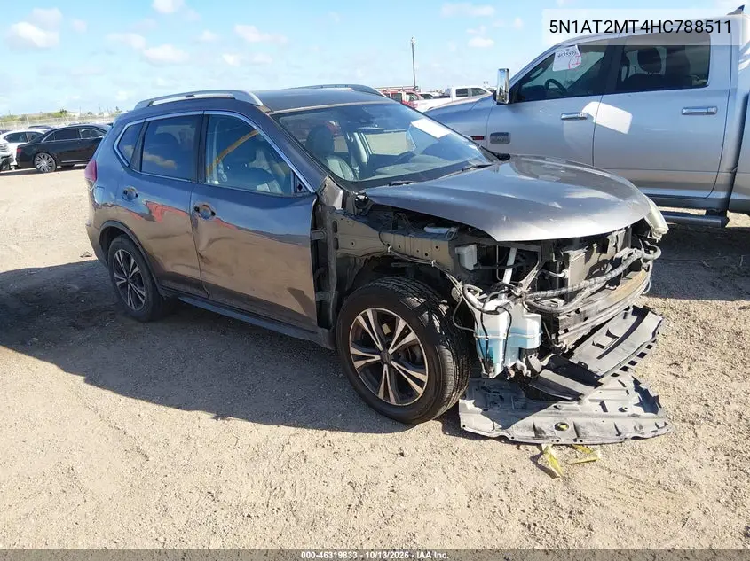 NISSAN ROGUE 2017, VIN 5N1AT2MT4HC788511