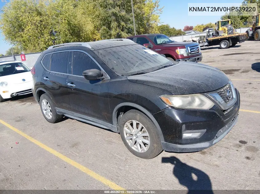 NISSAN ROGUE 2017, VIN KNMAT2MV0HP539220