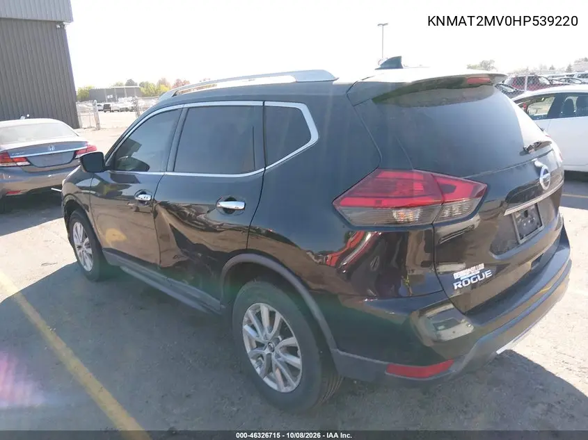 2017 NISSAN ROGUE VIN KNMAT2MV0HP539220 — фото 3