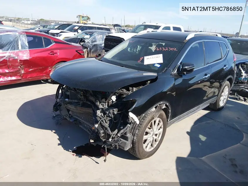 2017 NISSAN ROGUE VIN 5N1AT2MT5HC786850 — фото 2
