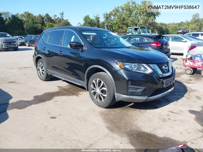 NISSAN ROGUE 2017, VIN KNMAT2MV9HP538647