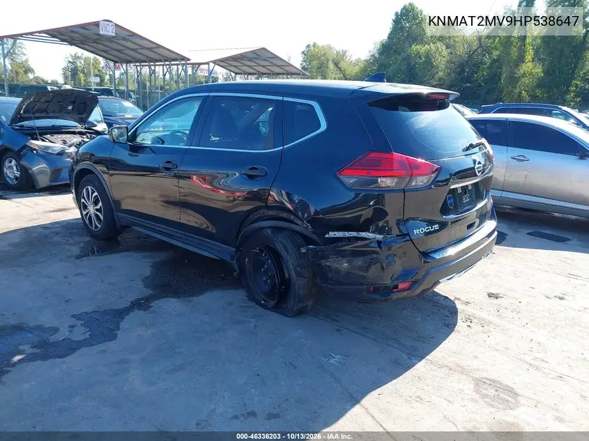 2017 NISSAN ROGUE VIN KNMAT2MV9HP538647 — фото 3