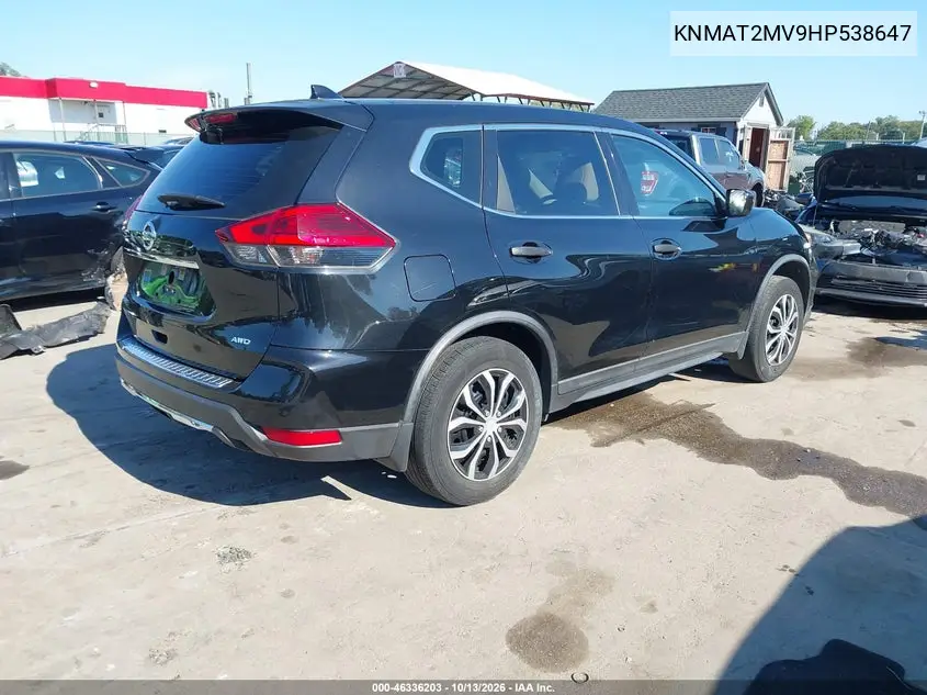 2017 NISSAN ROGUE VIN KNMAT2MV9HP538647 — фото 4