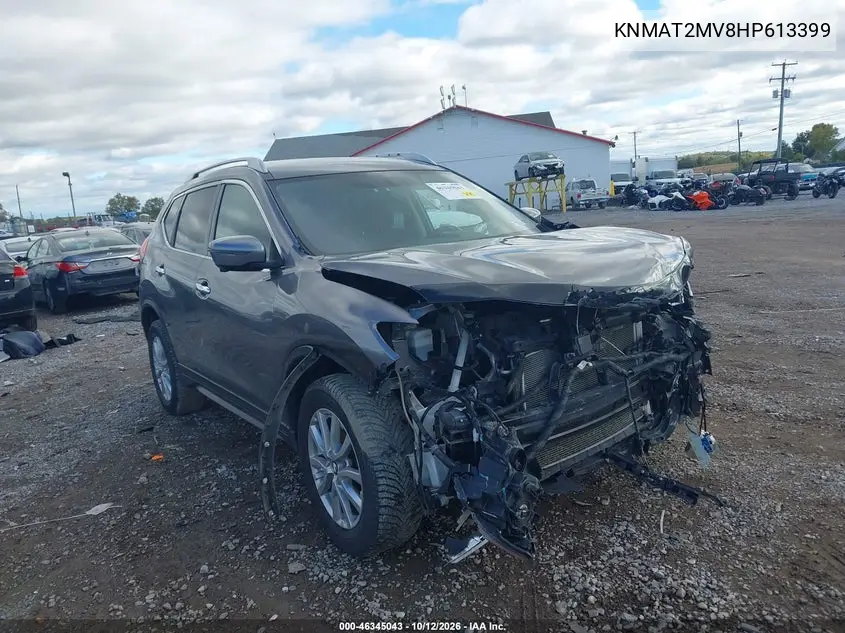 NISSAN ROGUE 2017, VIN KNMAT2MV8HP613399