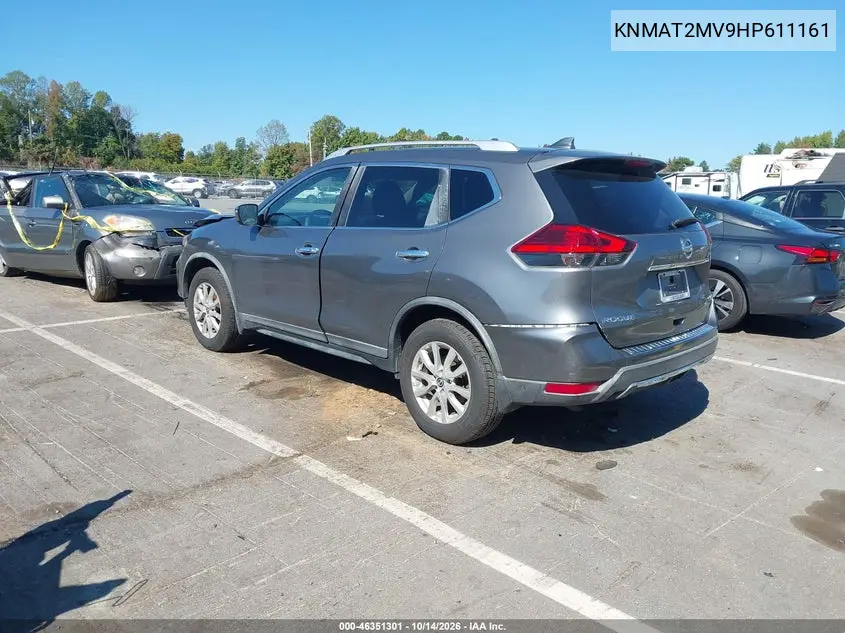 2017 NISSAN ROGUE VIN KNMAT2MV9HP611161 — фото 3