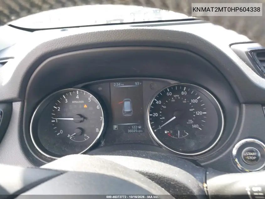 2017 NISSAN ROGUE VIN KNMAT2MT0HP604338 — фото 7