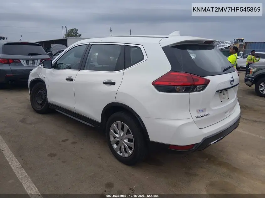 2017 NISSAN ROGUE VIN KNMAT2MV7HP545869 — фото 3