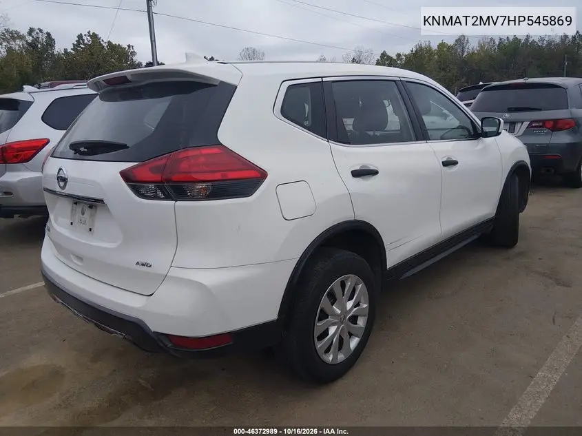 2017 NISSAN ROGUE VIN KNMAT2MV7HP545869 — фото 4
