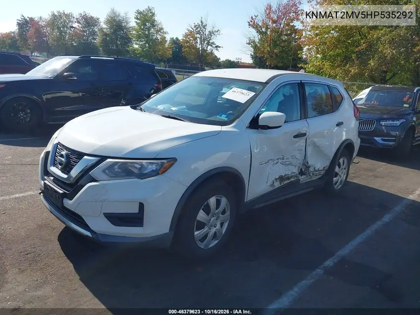 2017 NISSAN ROGUE VIN KNMAT2MV5HP535292 — фото 2
