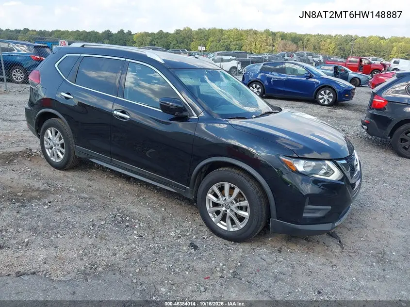 NISSAN ROGUE 2017, VIN JN8AT2MT6HW148887