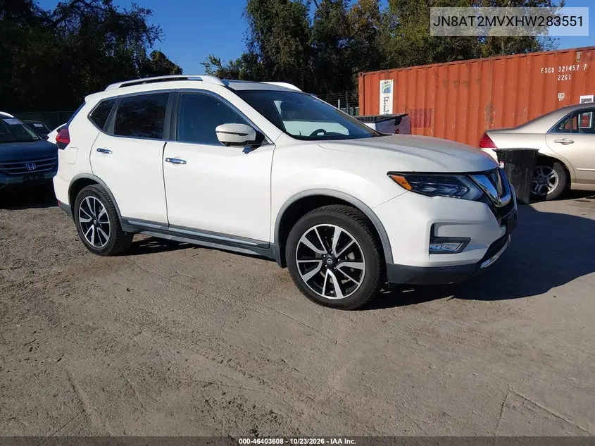 NISSAN ROGUE 2017, VIN JN8AT2MVXHW283551