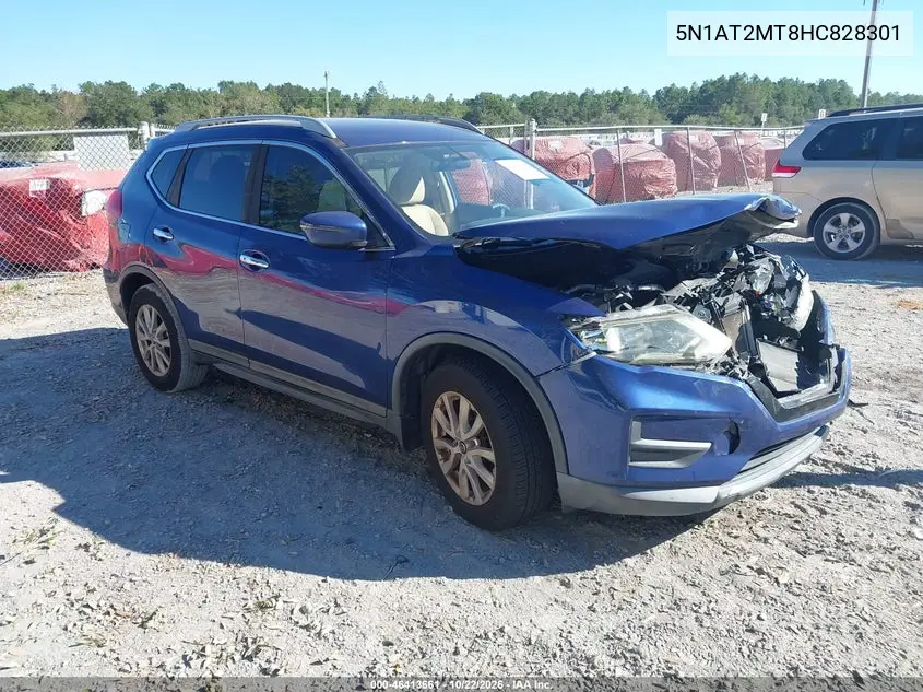 NISSAN ROGUE 2017, VIN 5N1AT2MT8HC828301
