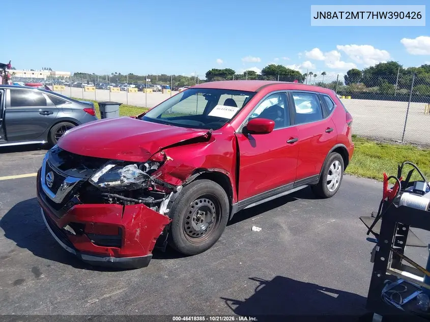 2017 NISSAN ROGUE VIN JN8AT2MT7HW390426 — фото 2