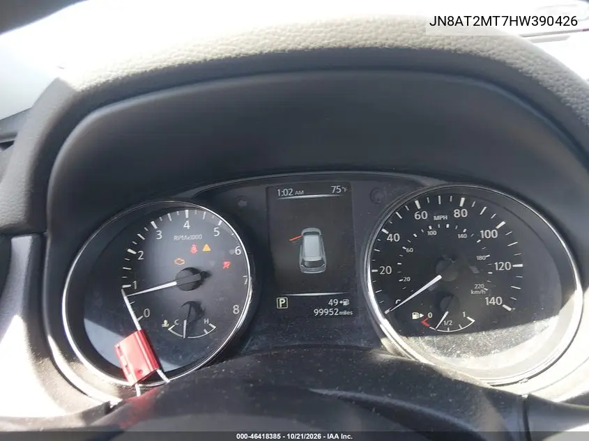 2017 NISSAN ROGUE VIN JN8AT2MT7HW390426 — фото 7