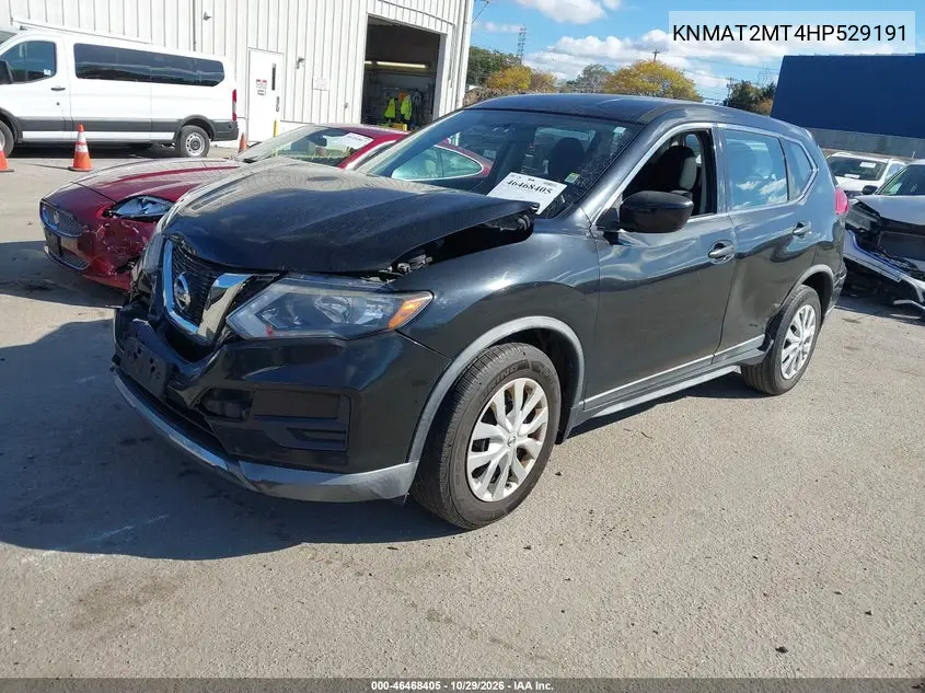 2017 NISSAN ROGUE VIN KNMAT2MT4HP529191 — фото 2