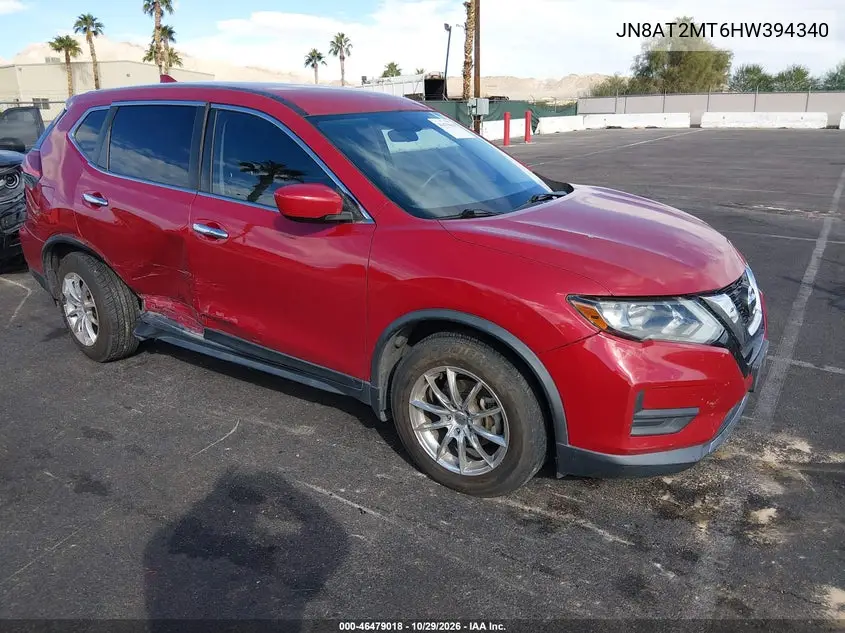 NISSAN ROGUE 2017, VIN JN8AT2MT6HW394340