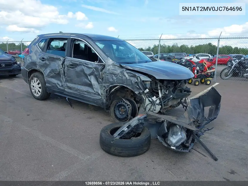 NISSAN ROGUE 2018, VIN 5N1AT2MV0JC764696