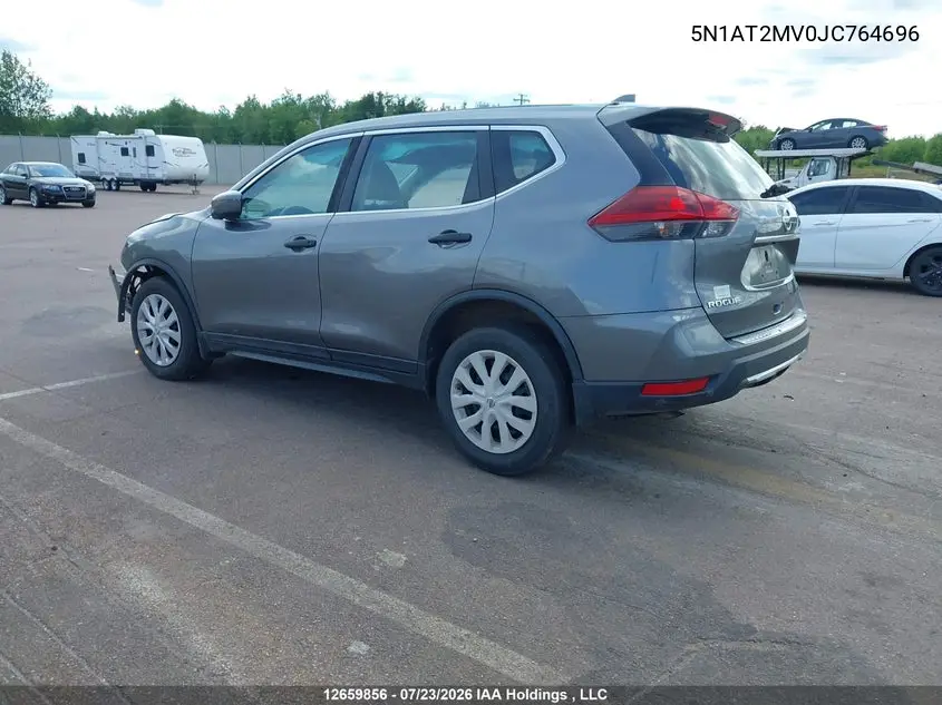 2018 NISSAN ROGUE VIN 5N1AT2MV0JC764696 — фото 3