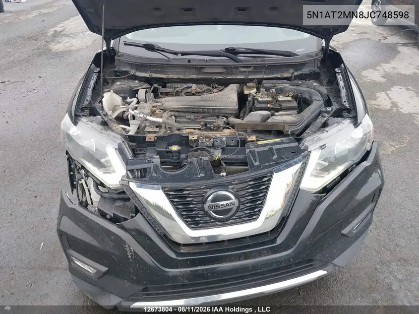 2018 NISSAN ROGUE VIN 5N1AT2MN8JC748598 — фото 10