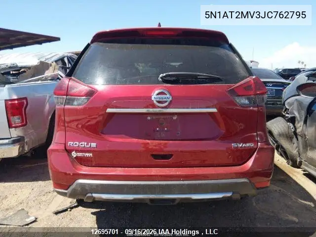 2018 NISSAN ROGUE VIN 5N1AT2MV3JC762795 — фото 17