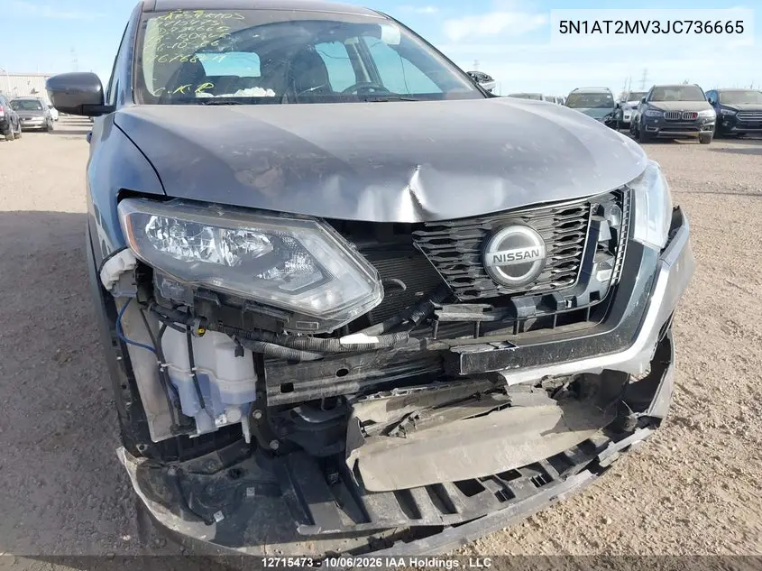 2018 NISSAN ROGUE VIN 5N1AT2MV3JC736665 — фото 6