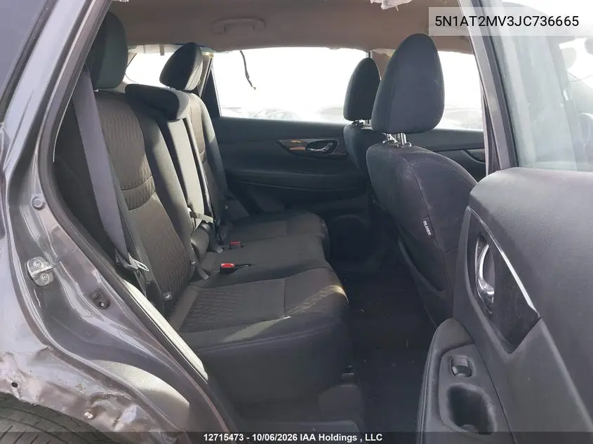 2018 NISSAN ROGUE VIN 5N1AT2MV3JC736665 — фото 8