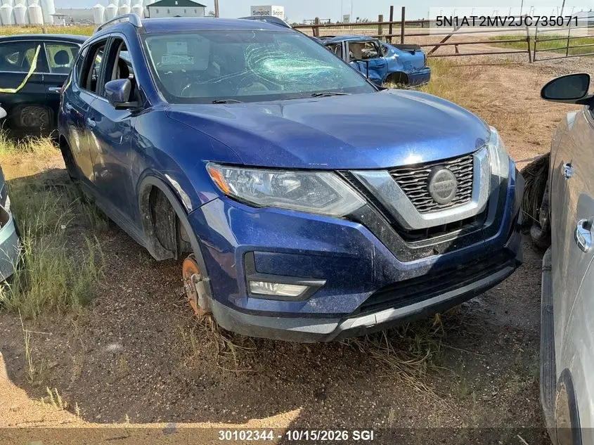 NISSAN ROGUE 2018, VIN 5N1AT2MV2JC735071