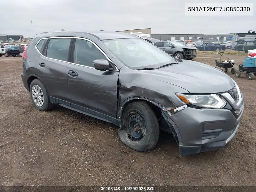 NISSAN ROGUE 2018, VIN 5N1AT2MT7JC850330